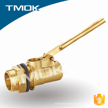 tank brass float balance ball valve with 8" plastic ball union brass stem full port DN100 for water machine manual power CE PN40